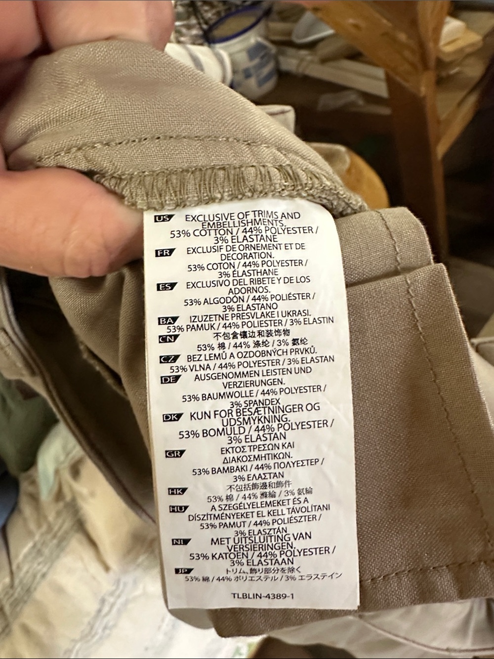5.11 Tactical Tan Slim Utility Pants - Picture 4 of 6